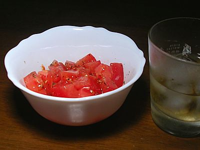 激辛トマトのオードブル